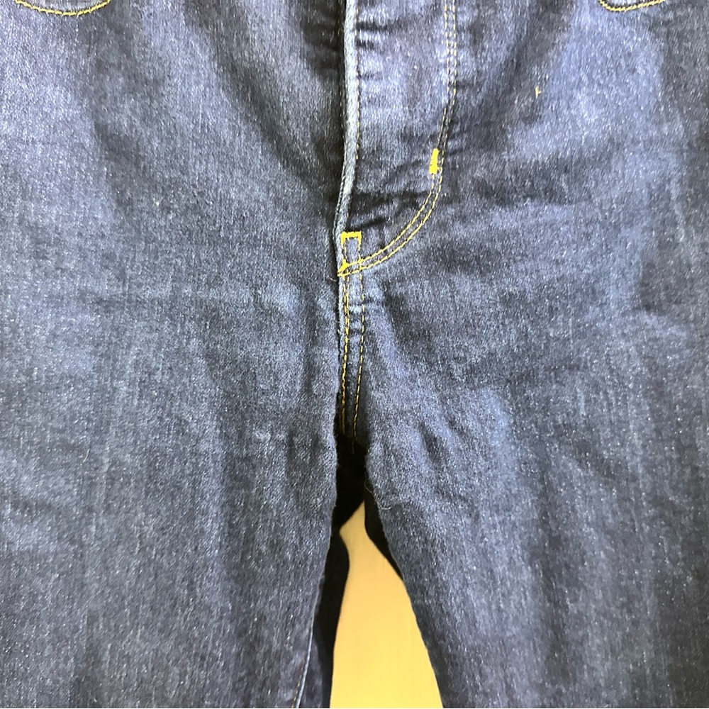Levi's 315 Shaping Bootcut Dark Indigo Jeans with Yellow Stitching size W27-L32 - Picture 6 of 6